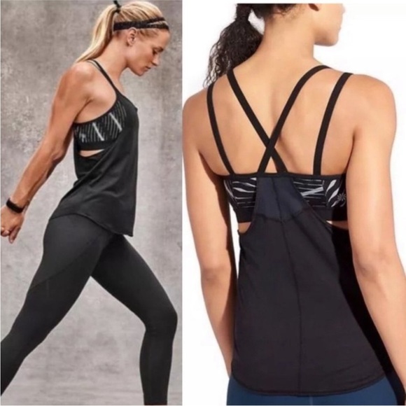 ATHLETA Waves Stealth Support Tank Top Shelf - Picture 3 of 10